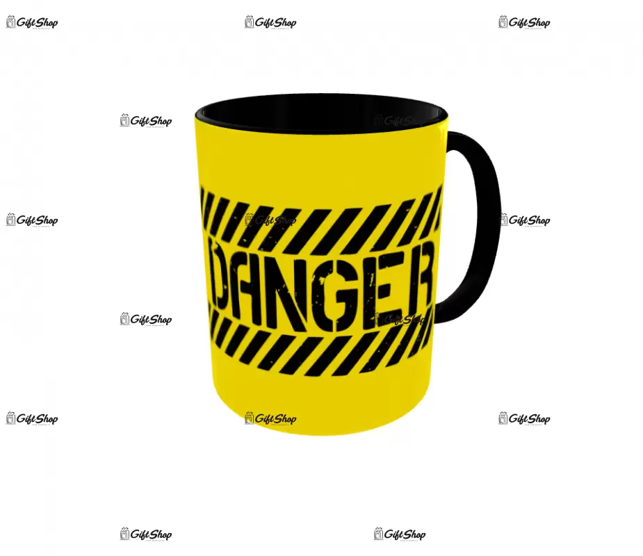 Danger, cana din ceramica, 330ml, model 1