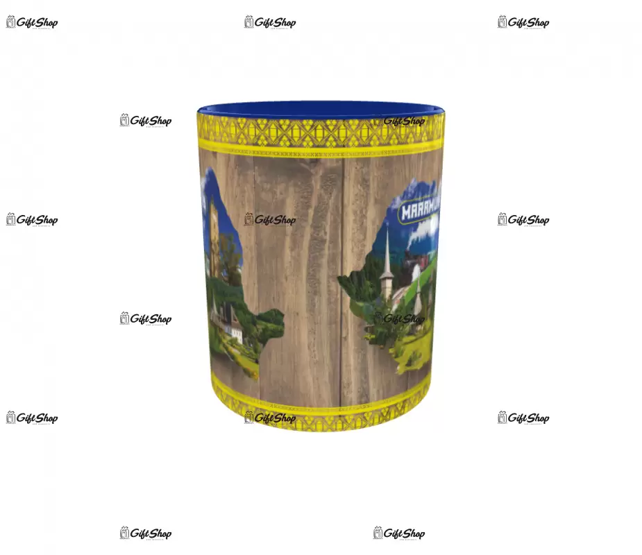 Maramures, cana din ceramica, 330ml, model 3
