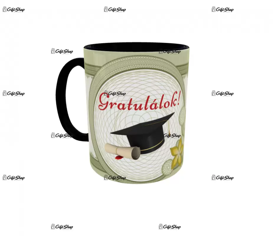 Gratulálok, cana din ceramica, 330ml, model 1