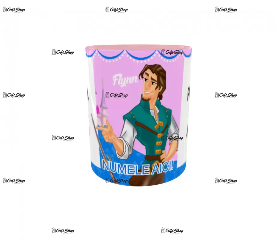 Flynn, model 2, cana din ceramica, 330ml, personalizata cu poza si text