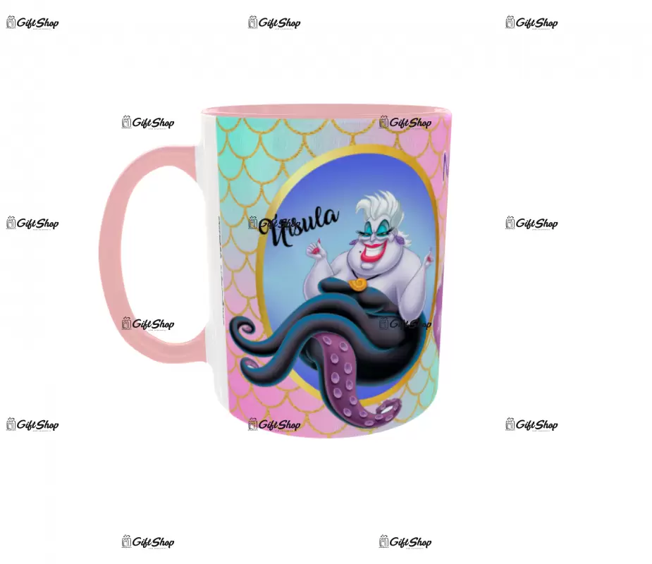 Ursula, model 1, cana din ceramica, 330ml, personalizata cu poza si text