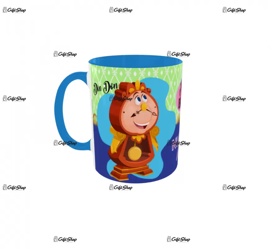 Beauty and the beast, model 15, cana din ceramica, 330ml, personalizata cu poza si text