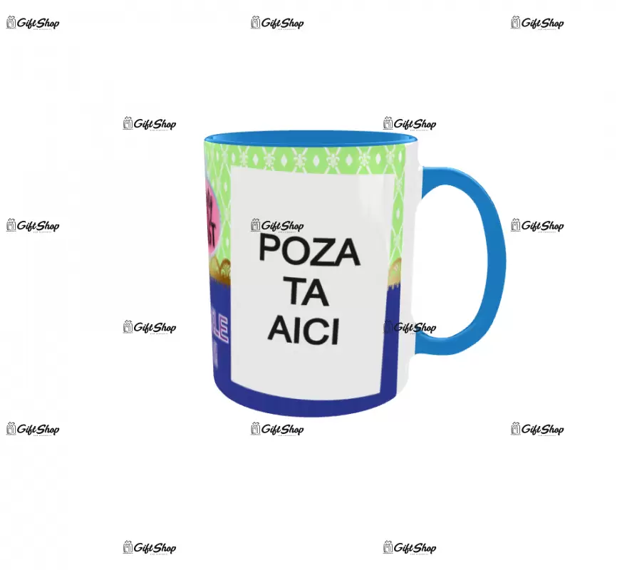 Beauty and the beast, model 15, cana din ceramica, 330ml, personalizata cu poza si text