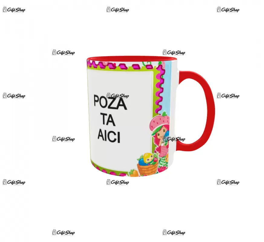 Fancy, model 1, cana din ceramica, 330ml, personalizata cu poza si text