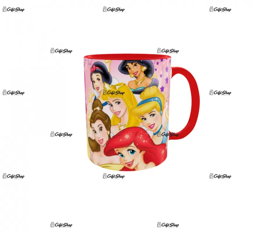 Princesses, model 1, cana din ceramica, 330ml, personalizata cu poza si text