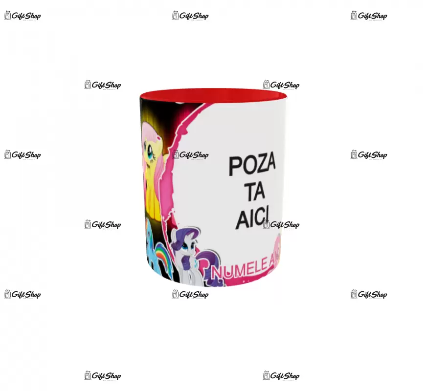 My little pony, model 1, cana din ceramica, 330ml, personalizata cu poza si text