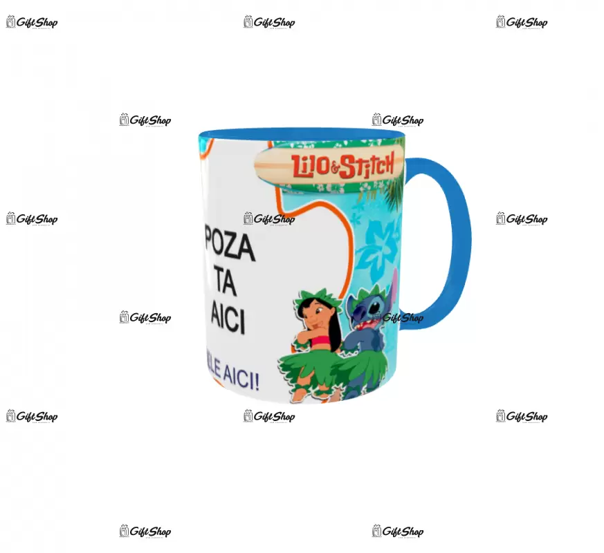Ariel, model 4, cana din ceramica, 330ml, personalizata cu poza si text