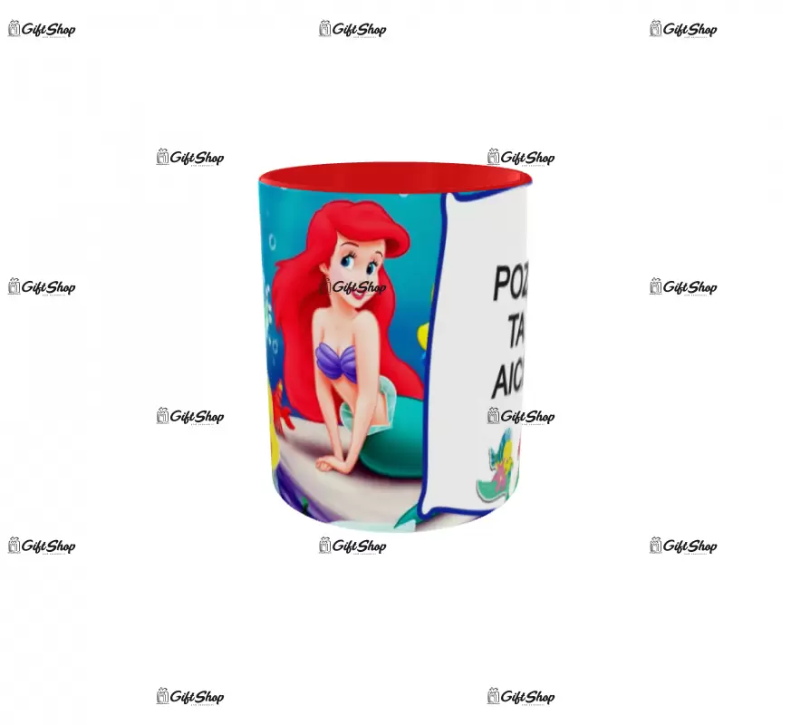 Ariel, model 4, cana din ceramica, 330ml, personalizata cu poza si text
