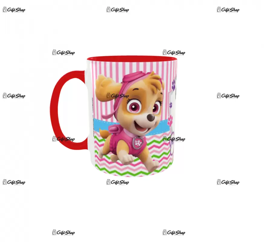 Paw patrol noggin, model 1, cana din ceramica, 330ml, personalizata cu poza si text