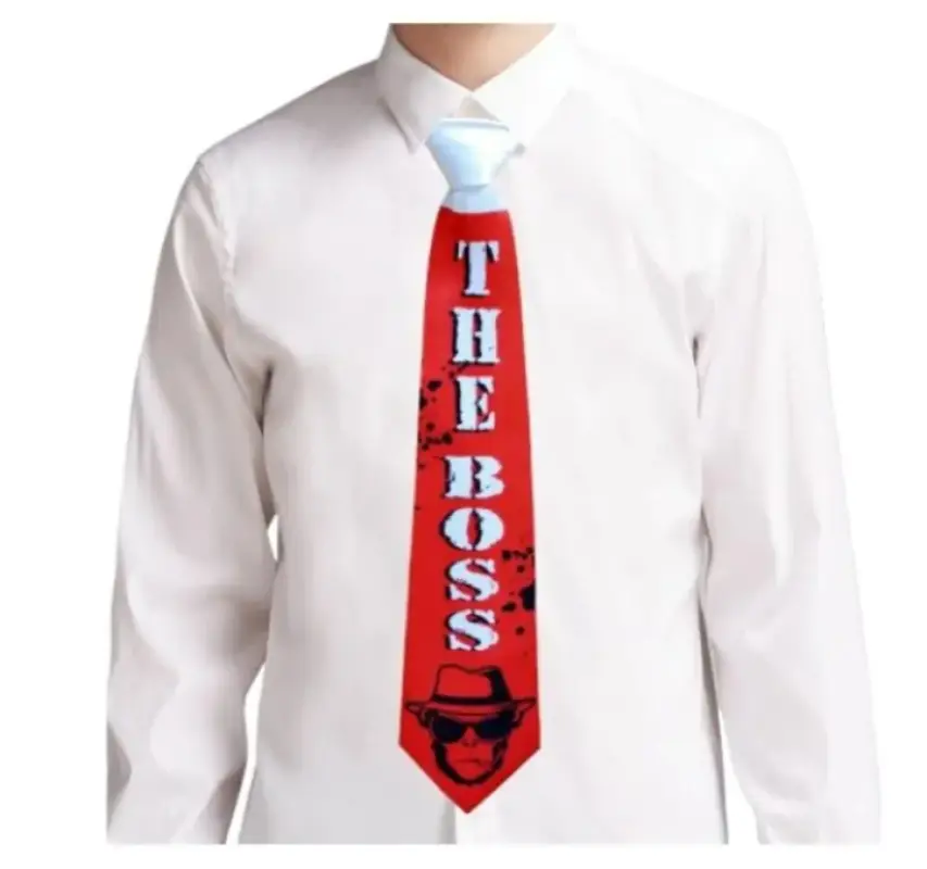 The boss, cravata cu mesaj