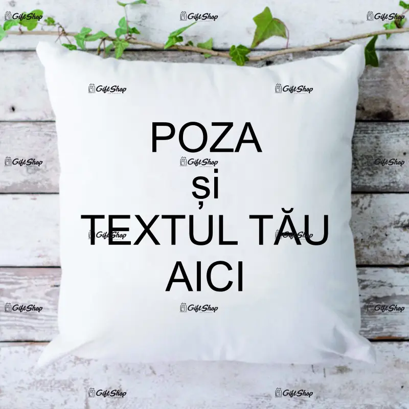 .perna patrata, personalizata, fata-verso a