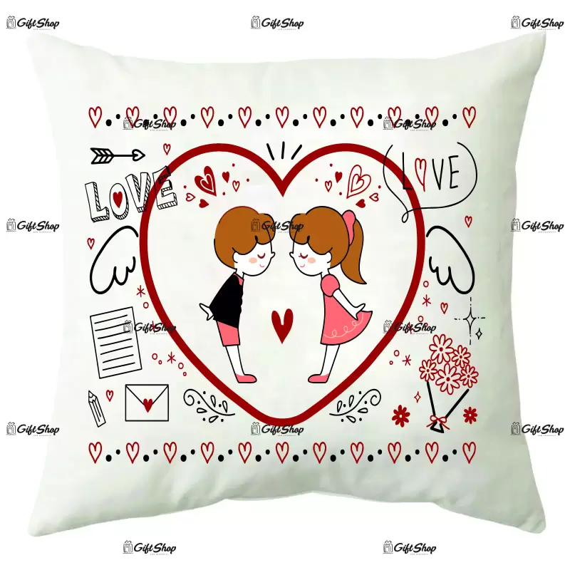 Love, perna cu mesaj, 40 cm