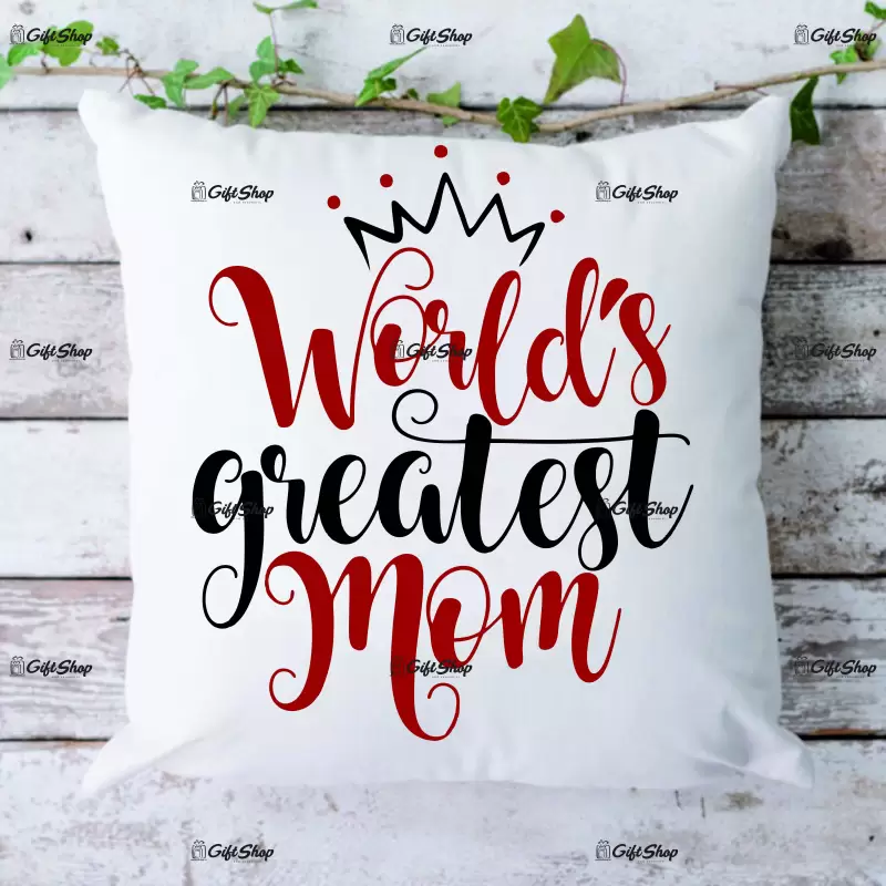 World`s greatest mom, perna cu mesaj, 40 cm, model 1