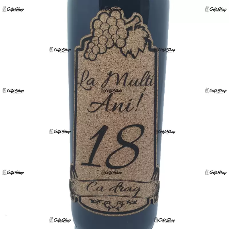La multi ani 18 editie limitata, vin rosu cabernet sauvignon, demisec, 750ml, 13.5% alcool