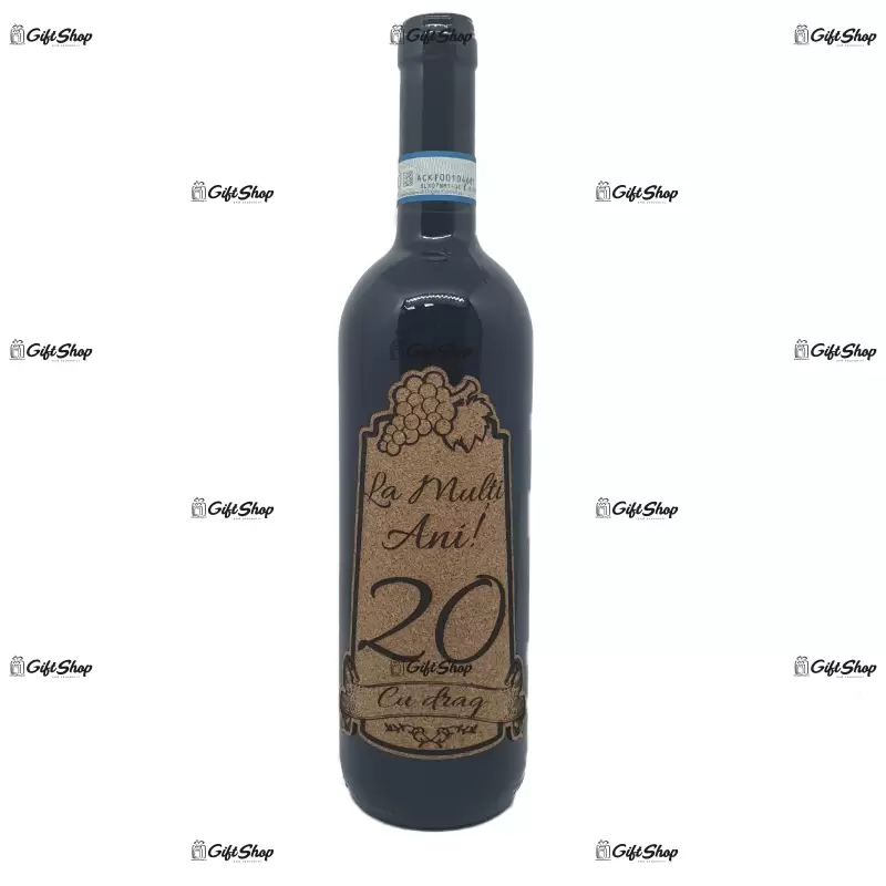 La multi ani 20 editie limitata, vin rosu cabernet sauvignon, demisec, 750ml, 13.5% alcool