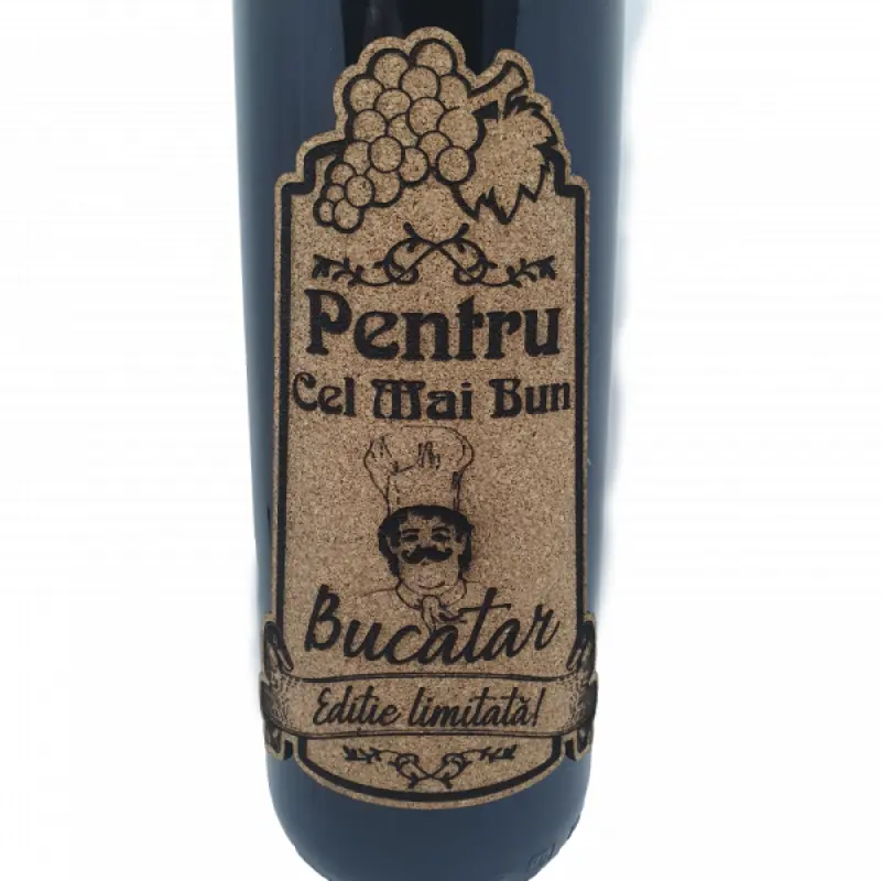 Pentru cel mai bun bucatar, eticheta pluta cu mesaj