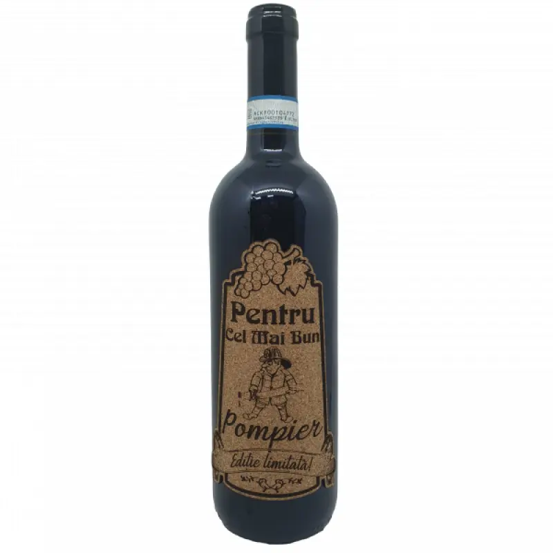 Pentru cel mai bun pompier, eticheta pluta cu mesaj