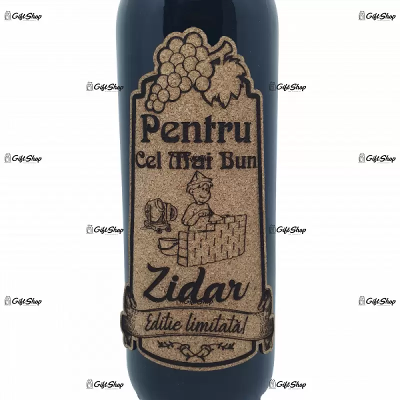 Pentru cel mai bun zidar, editie limitata, vin rosu cabernet sauvignon, demisec, 750ml, 13.5% alcool
