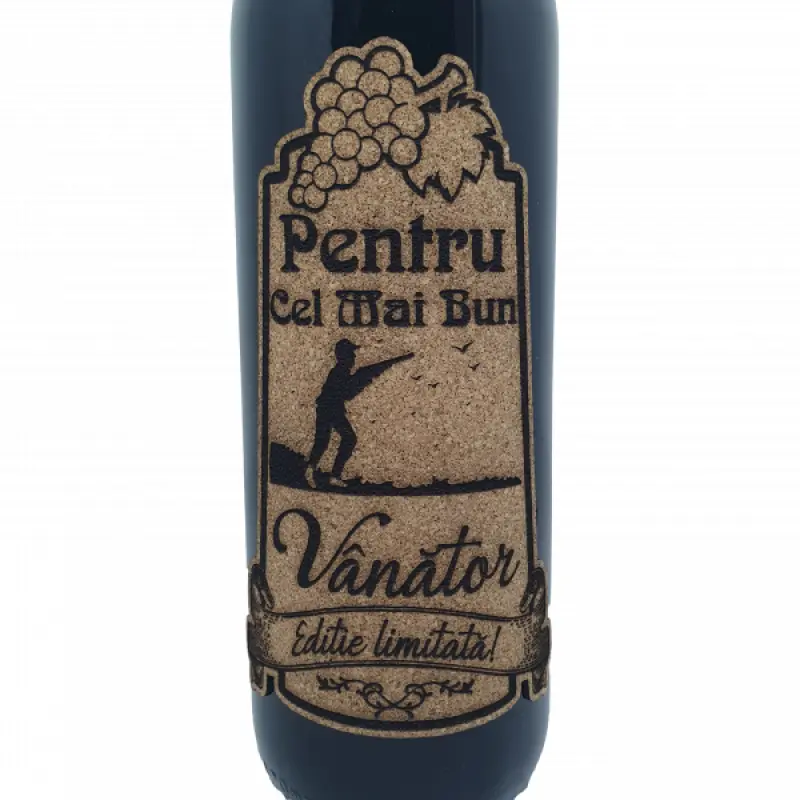 Pentru cel mai bun vanator, eticheta pluta cu mesaj