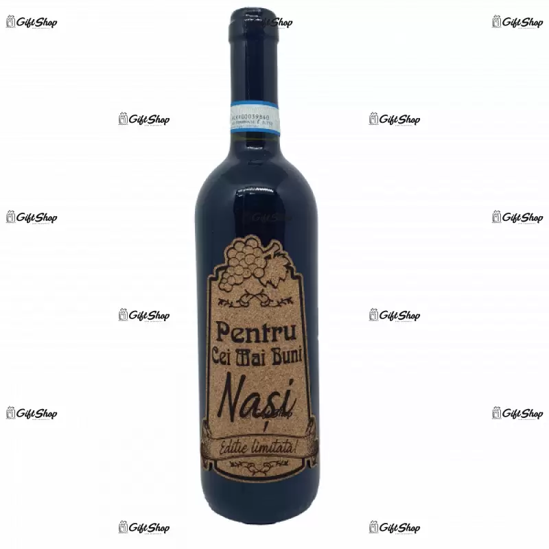 Pentru cei mai buni nasi, editie limitata, vin rosu cabernet sauvignon, demisec, 750ml, 13.5% alcool