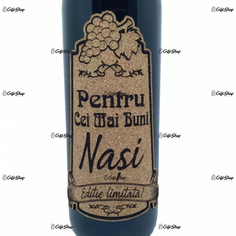 Pentru cei mai buni nasi, editie limitata, vin rosu cabernet sauvignon, demisec, 750ml, 13.5% alcool