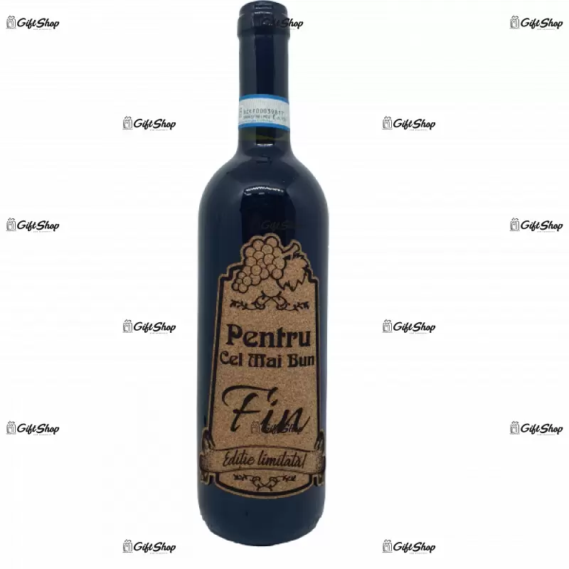 Pentru cel mai bun fin, editie limitata, vin rosu cabernet sauvignon, demisec, 750ml, 13.5% alcool