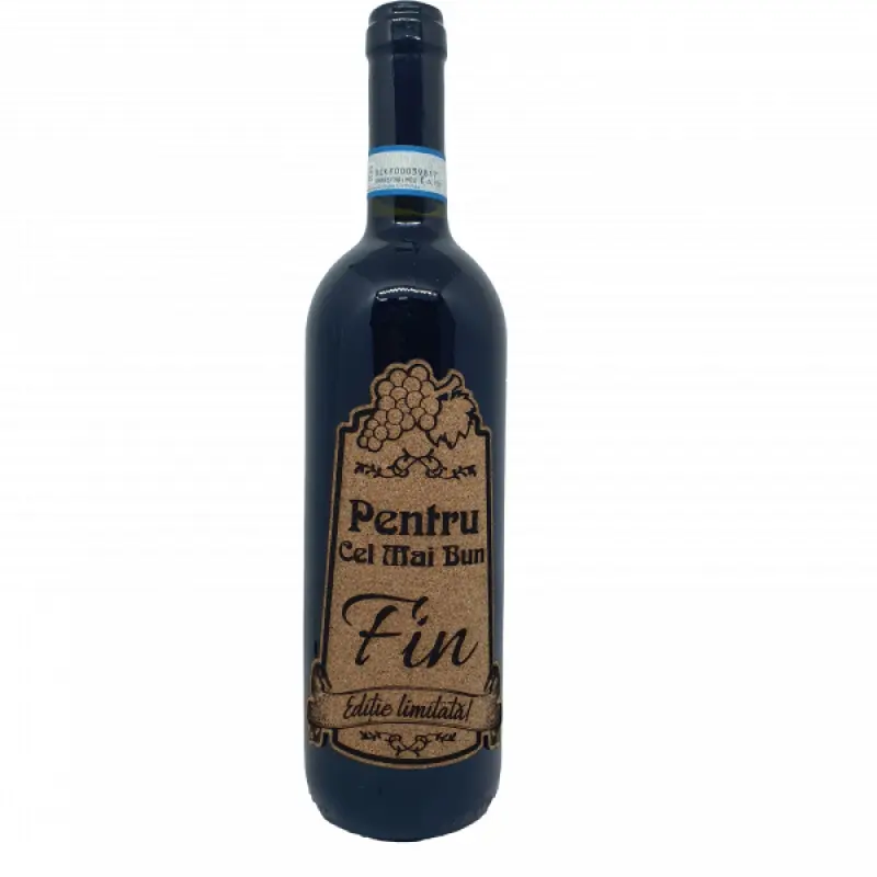 Pentru cel mai bun fin, eticheta pluta cu mesaj