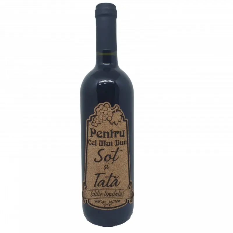 Pentru cel mai bun sot si tata, eticheta pluta cu mesaj