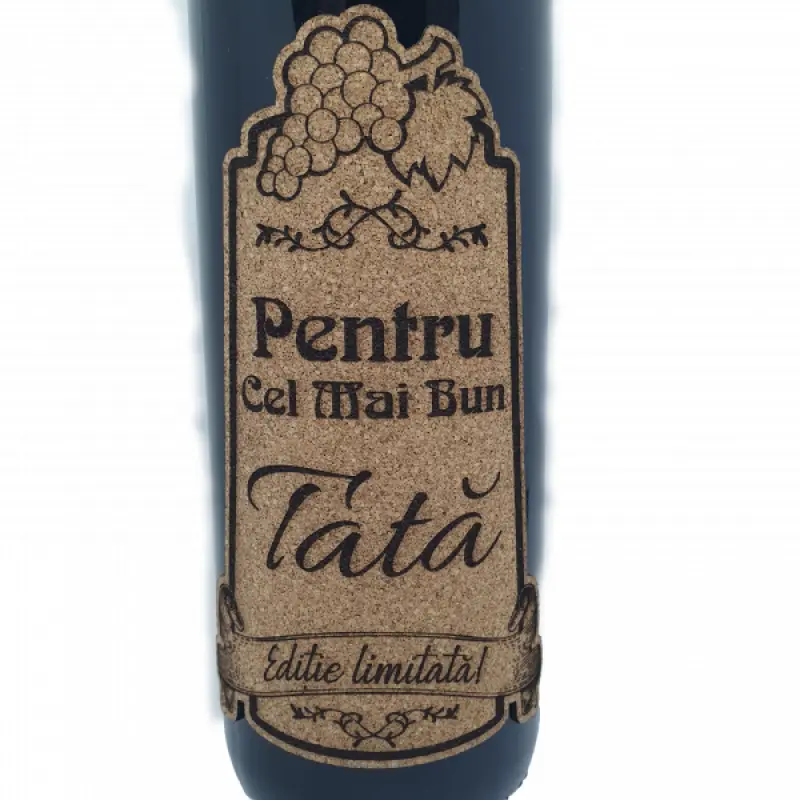 Pentru cel mai bun tata, eticheta pluta cu mesaj