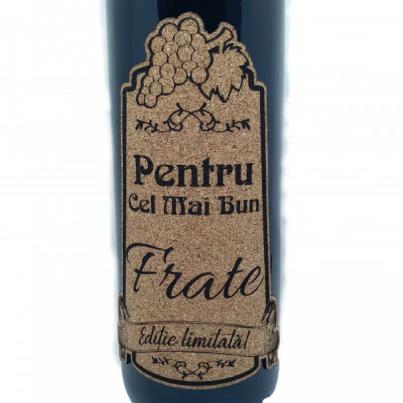 Pentru cel mai bun frate, eticheta pluta cu mesaj