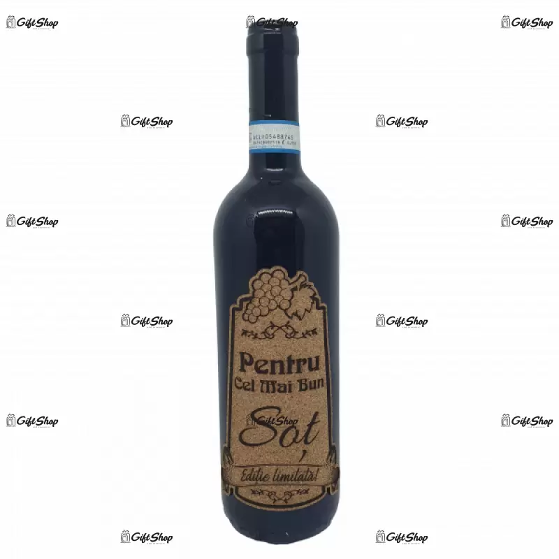 Pentru cel mai bun sot, editie limitata, vin rosu cabernet sauvignon, demisec, 750ml, 13.5% alcool