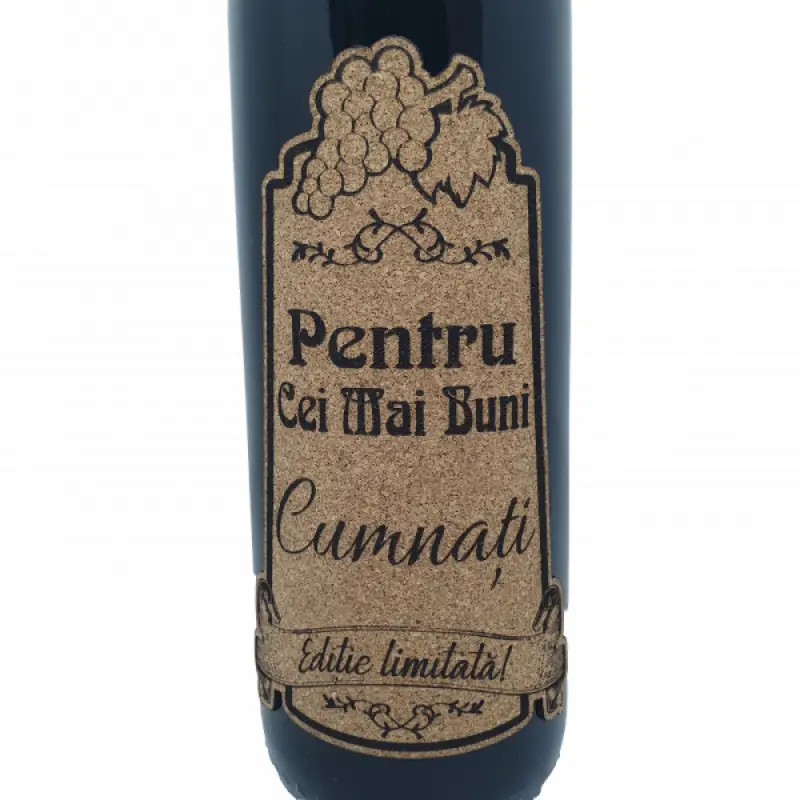 Pentru cei mai buni cumnati, eticheta pluta cu mesaj