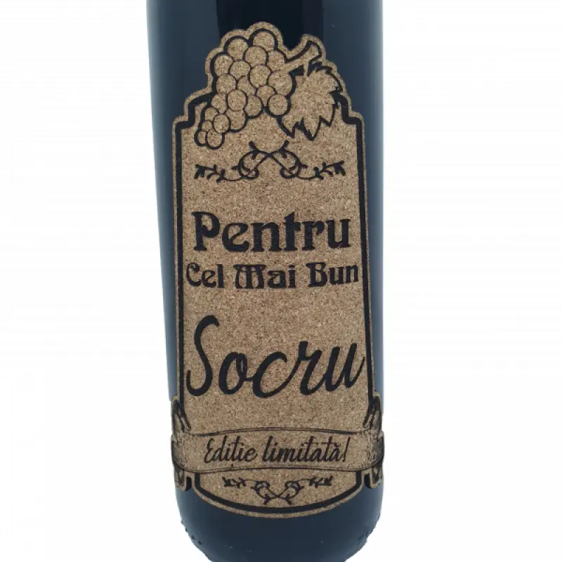 Pentru cel mai bun socru, eticheta pluta cu mesaj