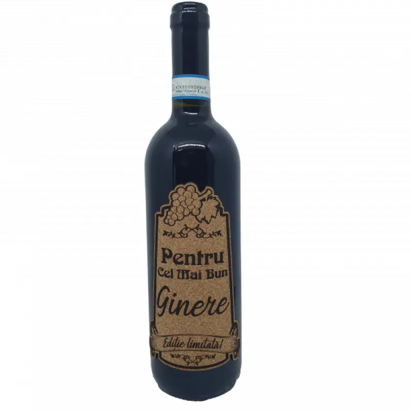 Pentru cel mai bun ginere, eticheta pluta cu mesaj