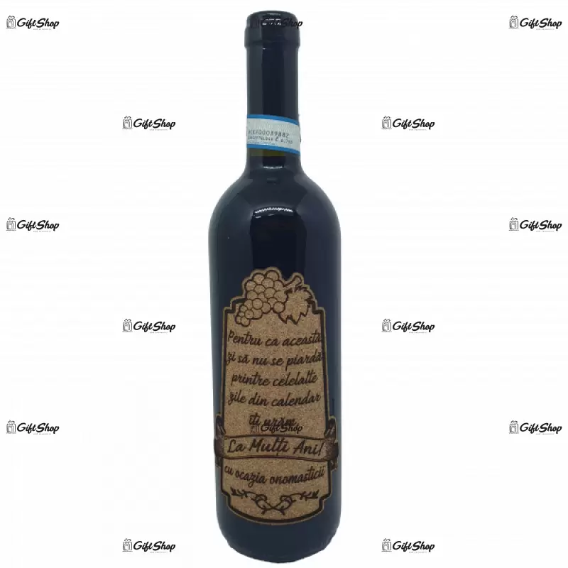 Pentru ca aceasta zi sa nu se piarda, editie limitata, vin rosu cabernet sauvignon, demisec, 750ml, 13.5% alcool
