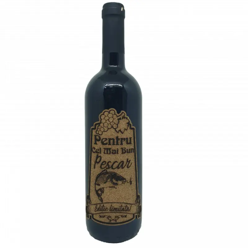 Pentru cel mai bun pescar, model 2, eticheta pluta cu mesaj