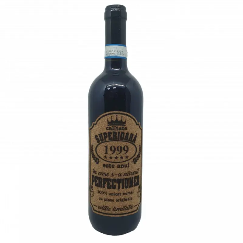 1999 este anul in care s-a nascut perfectiunea, eticheta pluta cu mesaj