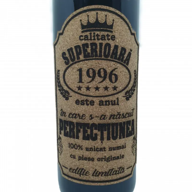 1996 este anul in care s-a nascut perfectiunea, eticheta pluta cu mesaj