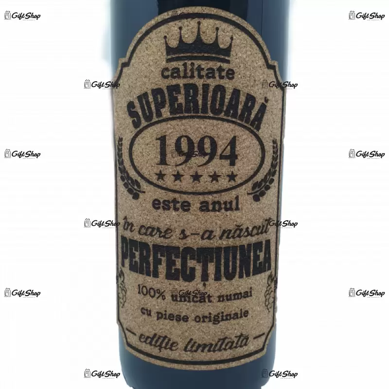 1994 este anul in care s-a nascut perfectiunea, editie limitata, vin rosu cabernet sauvignon, demisec, 750ml, 13.5% alcool