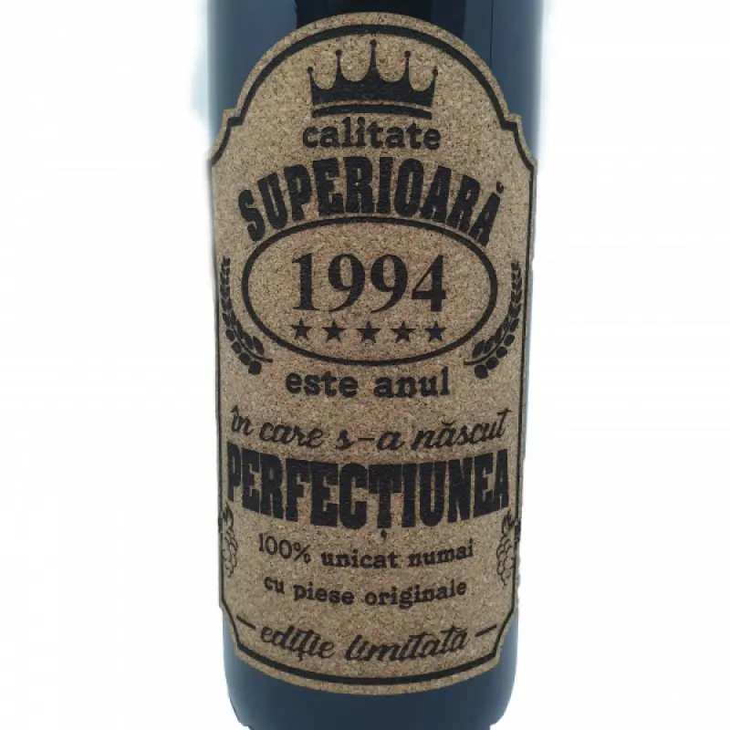 1994 este anul in care s-a nascut perfectiunea, eticheta pluta cu mesaj
