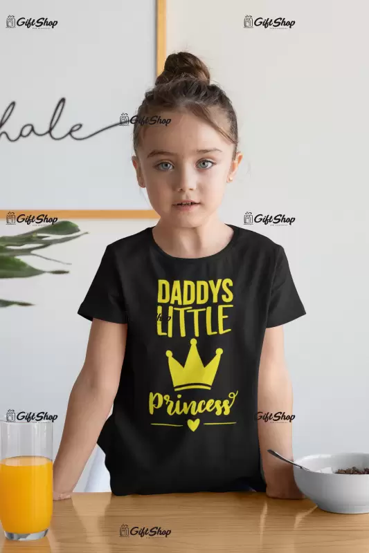 Daddys little princess, tricou cu mesaj 1