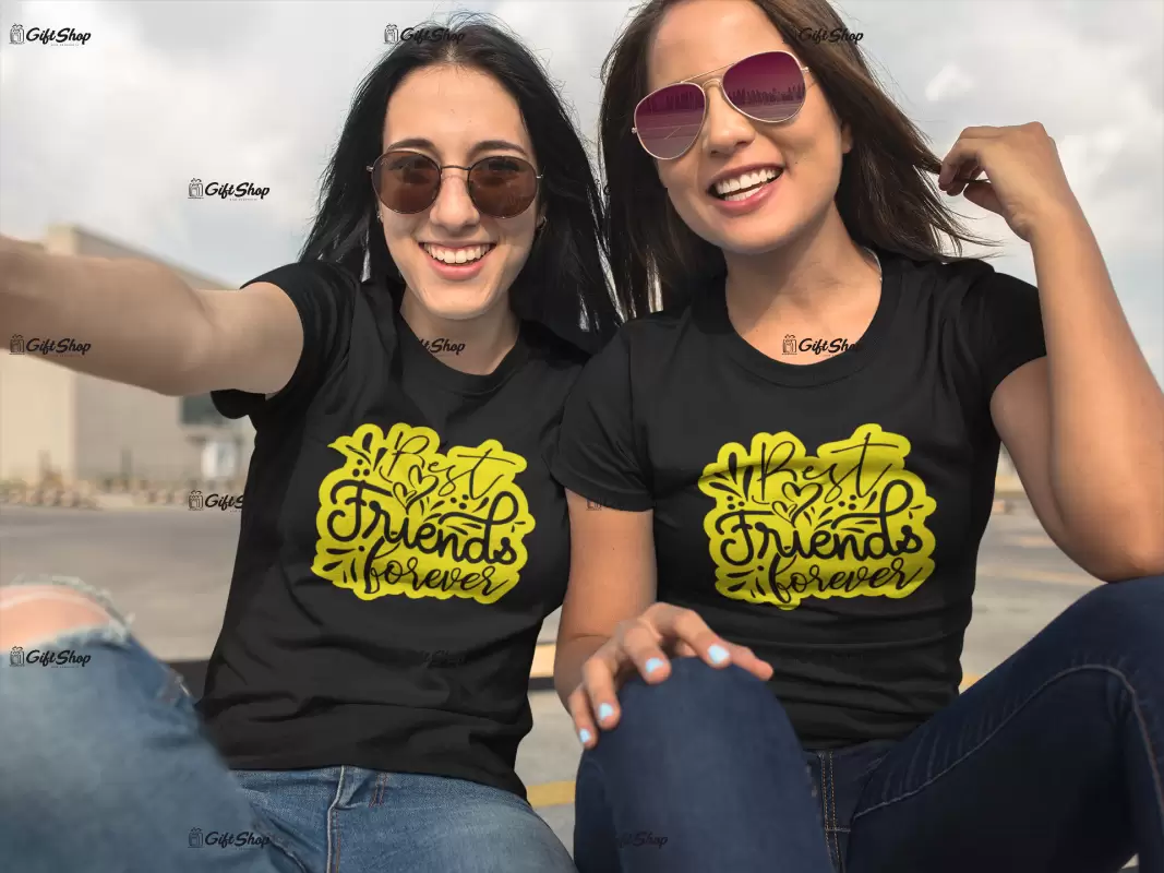 Best friends forever, set 2 tricouri cu mesaje 1