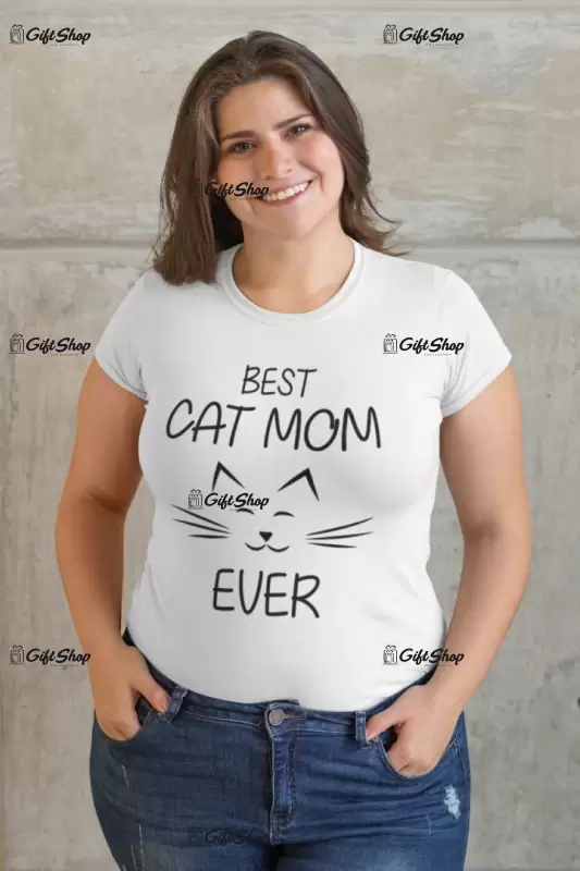 Best cat mom, tricou cu mesaj, tgs0235