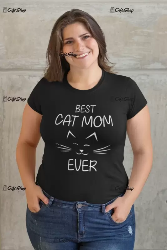Best cat mom, tricou cu mesaj, tgs0235