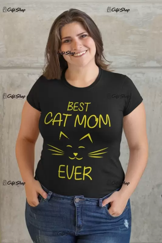 Best cat mom, tricou cu mesaj, tgs0235