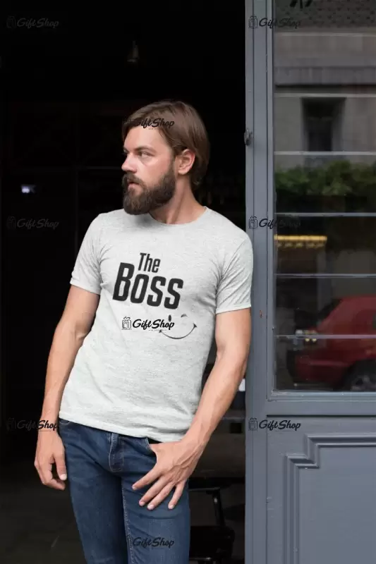 Boss - the boss, tricou cu mesaj