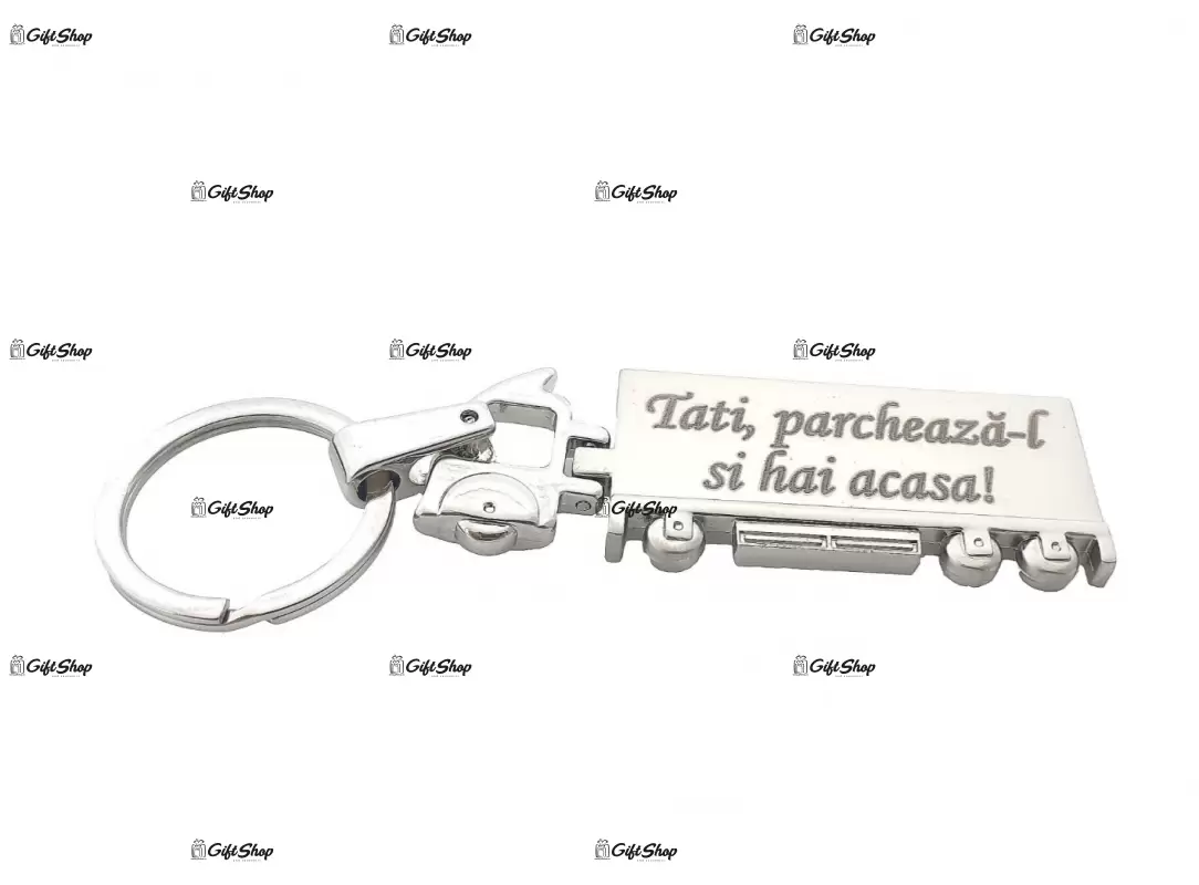 .tir breloc din metal, se poate personaliza