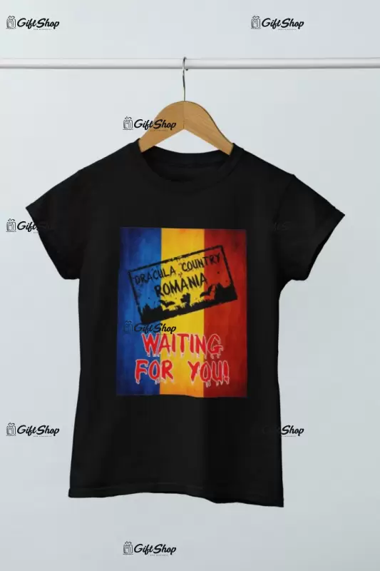 Dracula country, tricou cu mesaj