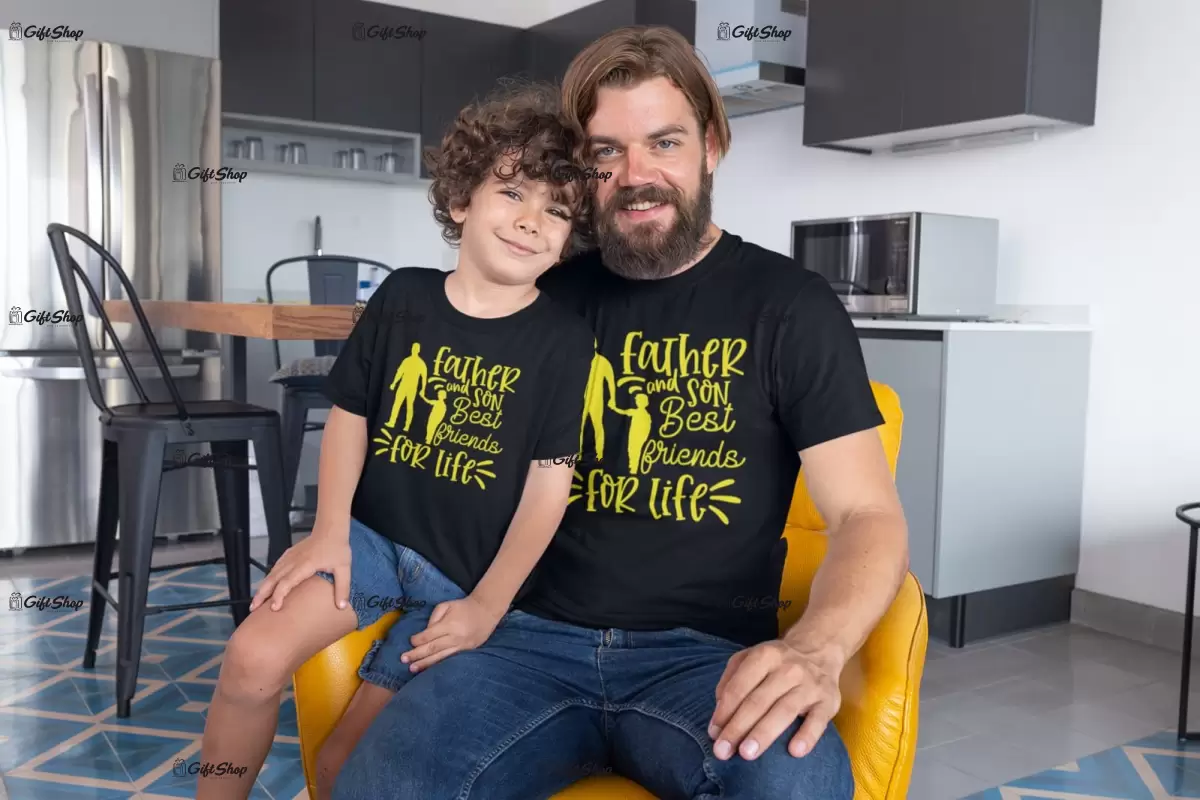 Father and son, tricou cu mesaj, tgs0276c