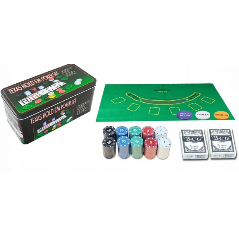 Poker 200 jetoane, set cadou